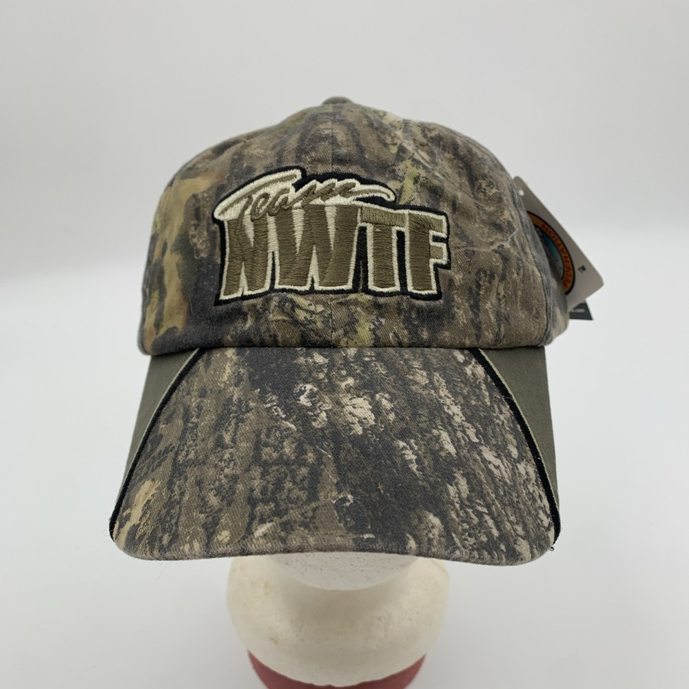 NWT 2001 Outdoor Cap National Wild Turkey Federation (NWTF) Mossy Oak Camo Hat